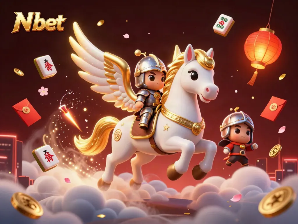 N bet showcases winning strategies with a celestial theme and festive casino elements.