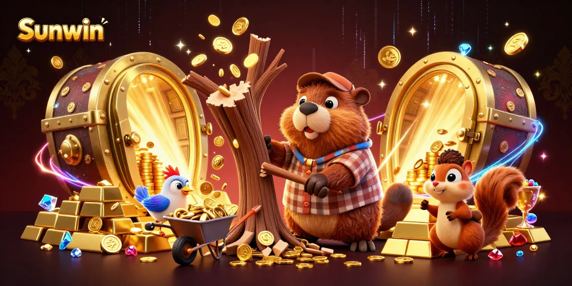 Experience thrilling gameplay at Sunwin with dynamic golden coin rewards and colorful casino elements.