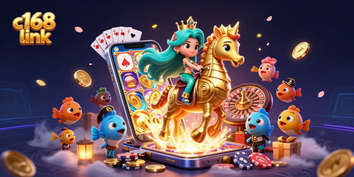 Engage with vibrant games at c168 link featuring our mermaid champion in a thrilling casino adventure.