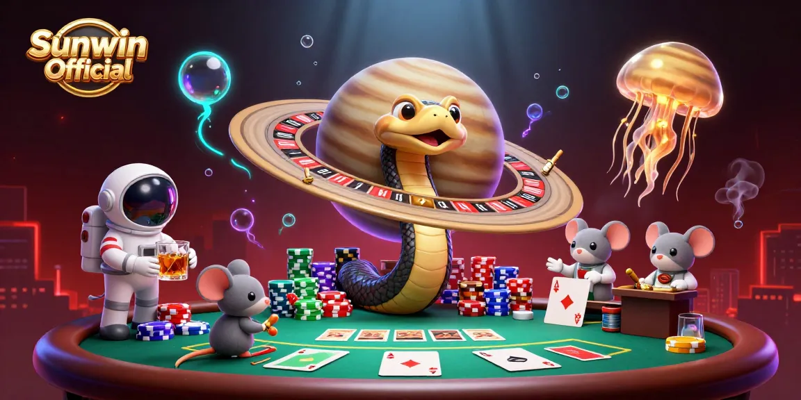 Engage in thrilling gameplay with Sunwin Official at the cosmic roulette table, where adventure awaits!